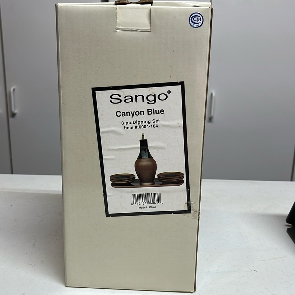 Sanyo Canyon Blue Dipping Set 8 Piece